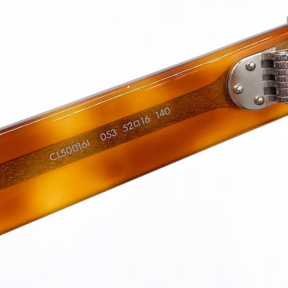 SOLD-Celine Eyeglasses Tortoise Frame Brown Acetate Full Rim Geometric CL50016I - Picture 8 of 10